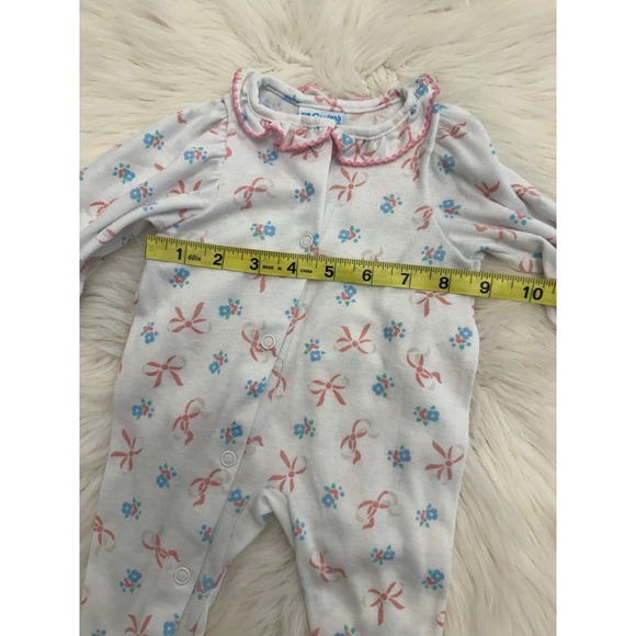 Vintage Carters sleeper pink bow design 0/3m - Picture 5 of 5